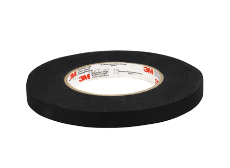 3M Acetate Black Cloth Tape .75 in. x 72 ft.