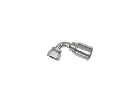 90° Elbow Female Swivel, O-Ring Face Seal, Hose I.D.: 3/8 in., Thread: 11/16 - 16