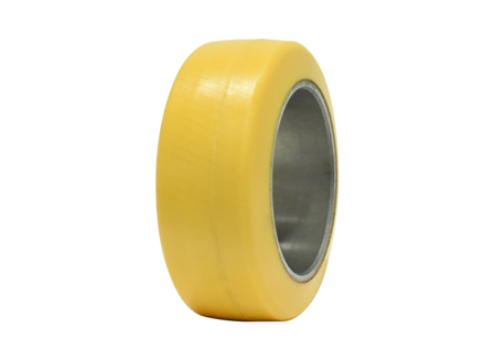 Polyurethane Tire, 10x4x6.5, Sipe - Thin, Compound: 253, Non-Marking