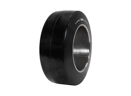 Polyurethane Tire, 13.5x5.5x8, Smooth, Compound: 343