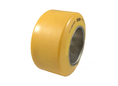 Polyurethane Tire, 9x5x5, Smooth, Compound: 253, Non-Marking