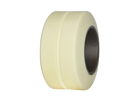 Polyurethane Tire, 9x5x5, Center Groove, Compound: 358, Non-Marking