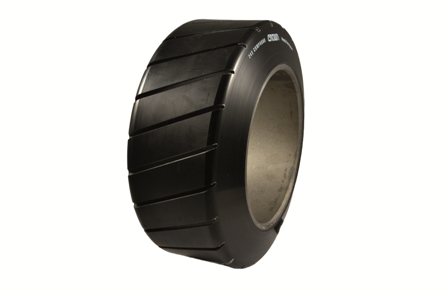 Polyurethane Tire, 13x5.5x8, Sipe - Thick, Compound: 243