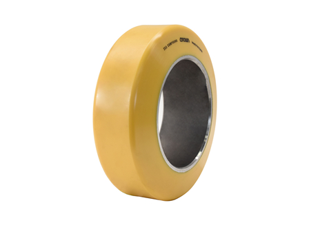 Polyurethane Tire, 13x4.5x8, Smooth, Compound: 253, Non-Marking