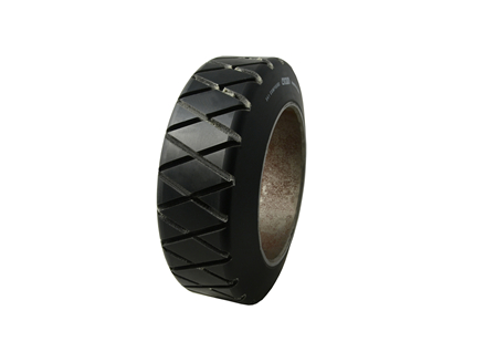 Polyurethane Tire, 13x4.5x8, Diamond Groove, Compound: 341