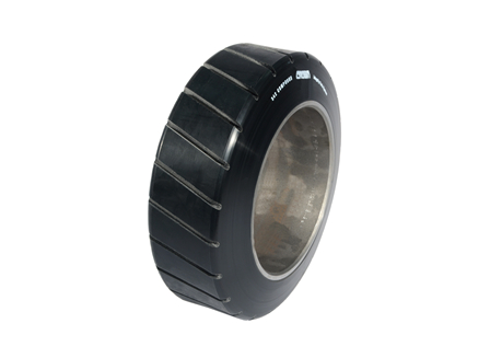 Polyurethane Tire, 13x4.5x8, Sipe - Thick, Compound: 342