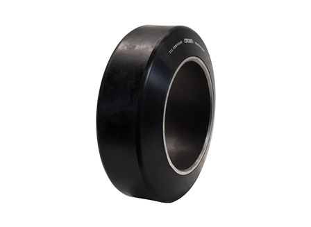 Polyurethane Tire, 13x4.5x8, Sipe - Thin, Compound: 342