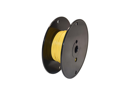 Control Wire, 100 ft., Gauge: 18, Yellow