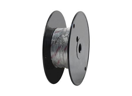 Control Wire, 100 ft., Gauge: 18, Red Stripe/White