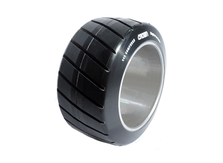 Polyurethane Tire, 10x5x6.5, Sipe - Thick, Compound: 243