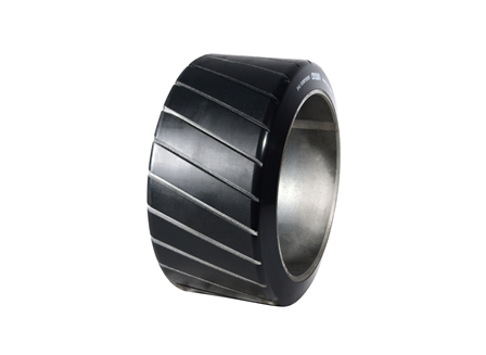 Polyurethane Tire, 13.5x6x10, Sipe - Thick, Compound: 243