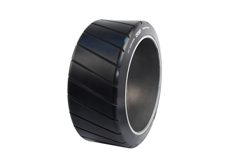 Polyurethane Tire, 13.5x6x10, Sipe - Thick, Compound: 341