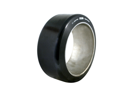 Polyurethane Tire, 13x5.5x9.5, Smooth, Compound: 242