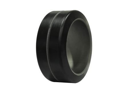 Polyurethane Tire, 13x5.5x9.5, Center Groove, Compound: 242