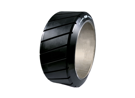 Polyurethane Tire, 13x5.5x9.5, Sipe - Thick, Compound: 243