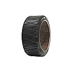 Polyurethane Tire, 13x5.5x9.5, Diamond Groove, Compound: 243