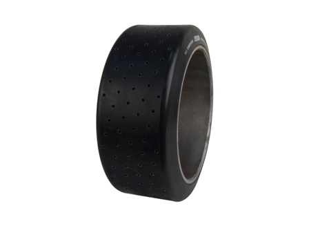 Polyurethane Tire, 13x5.5x9.5, Holes, Compound: 341