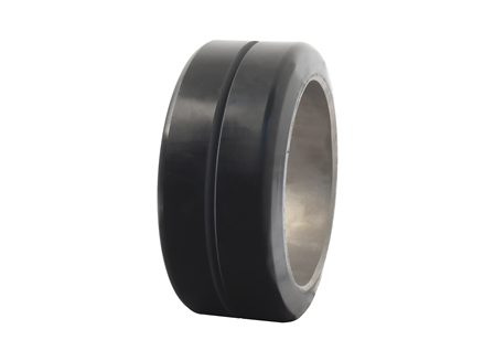 Polyurethane Tire, 13x5.5x9.5, Center Groove, Compound: 344