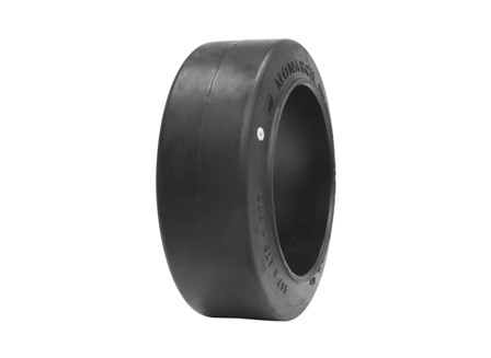 Tire, Rubber, 18x7x12.125, Smooth, Black
