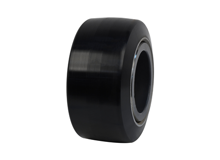 Polyurethane Tire Assembly, 10x5x6.5, Smooth, Compound: 344