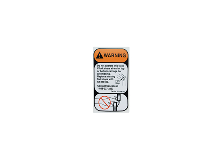 Warning Decal