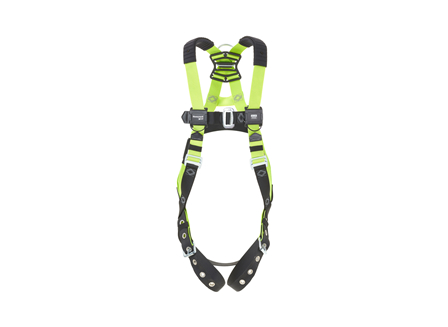 Full Body Harness, Tongue Buckle, Steel Hardware
