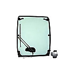 Safety Glass Windshield With Wiper and Washer Kit