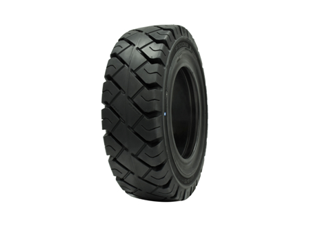 Tire, Solid Resilient, 8.15 x 15, Compound: 487, Black