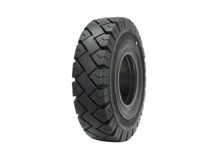 Tire, Solid Resilient, 6.50 x 10, Compound: 487, Black