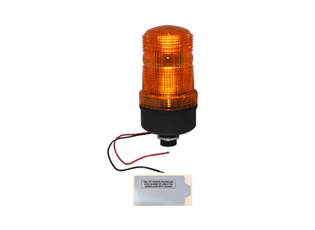 LED Strobe Light, Conduit Mount Base, Amber, LED