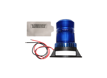 LED Strobe Light, Flat Mount Base, Blue