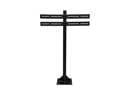 Charger Stand, 55 in. Post, 37 in. Arm, Single Side Mount