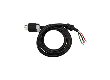 Power Cord Assembly, 10 AWG, L15-30P, 250V-Triple Phase