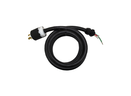 Power Cord Assembly, 10 AWG, 10 ft., L16-30P, 480V-Triple Phase
