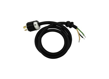 Power Cord Assembly, 10 AWG, 10 ft., L6-30P, 250V-Single Phase