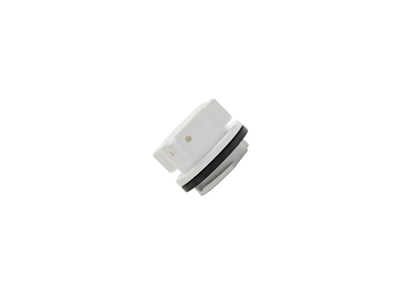 Battery Cap, Bayonet Vent Flame Arrestor, 1 in., White