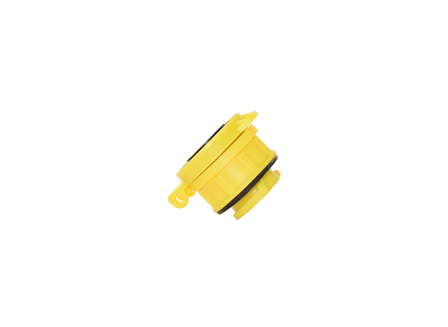 Battery Cap, Flip Top Vent Flame Arrestor, 1.32 in., Yellow