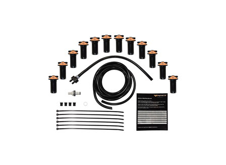 V-Force® Barbed Float System Kit, for a 24 V Standard Battery, with a Battery Watering Technologies Water Supply