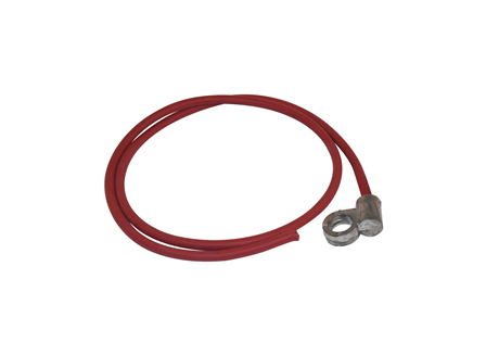 Standard Cable Assembly, Offset, Red, Gauge: #2