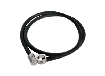 Standard Cable Assembly, Offset, Black, Gauge: 2/0