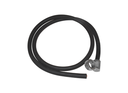 Standard Cable Assembly, Offset, Black, Gauge: 3/0