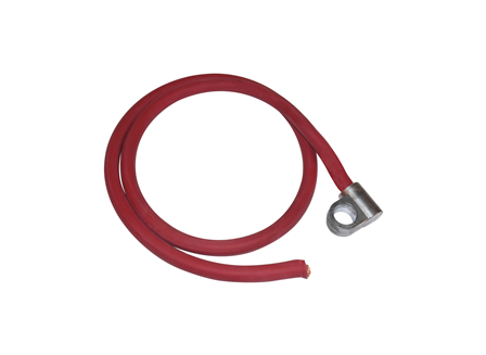 Standard Cable Assembly, Offset, Red, Gauge: #1