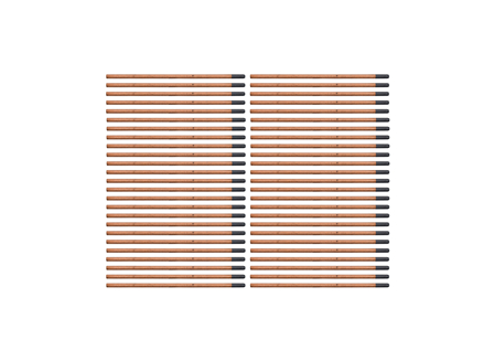 Copper Coated Electrodes, Box/50