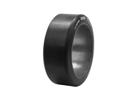 Polyurethane Tire, 9x3.5x6.5, Smooth, Compound: 341