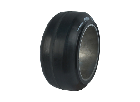 Polyurethane Tire, 10x4.75x6.5, Contour Profile