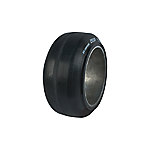 Polyurethane Tire, 10x4.75x6.5, Contour Profile