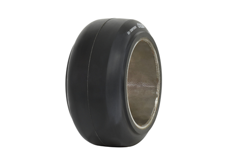 Polyurethane Tire, 10x4.75x6.5, Smooth, Compound: 341