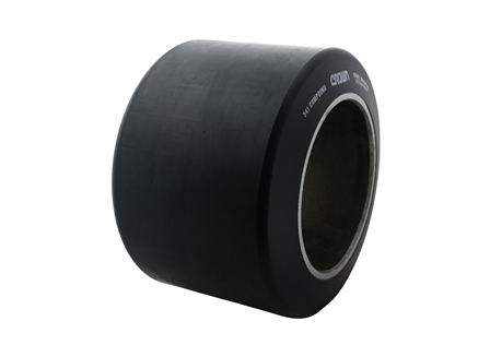 Polyurethane Tire, 10x7x6.25, Smooth, Compound: 341