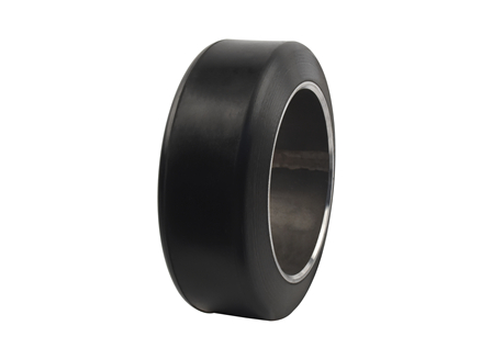 Polyurethane Tire, 12x4.5x8, Smooth, Compound: 242