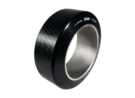 Polyurethane Tire, 12x4.5x8, Sipe - Thin, Compound: 341
